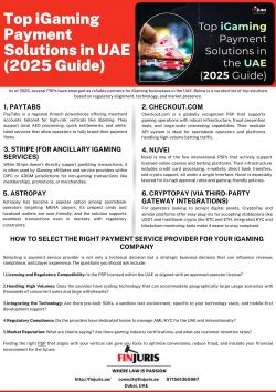 Top iGaming Payment Solutions in UAE (2025 Guide)