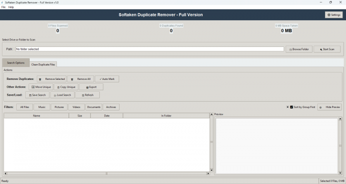 Softaken Duplicate Files Remover