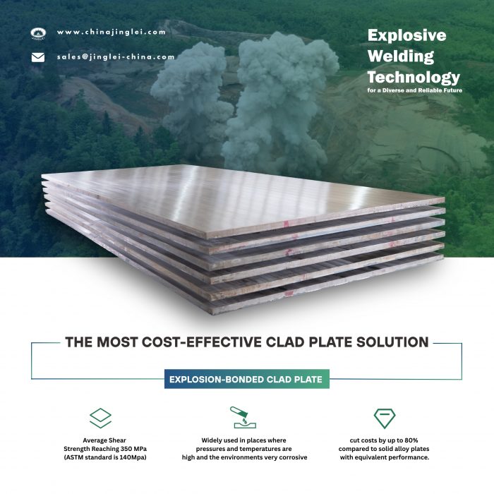 Explosion Bonded Clad Plate