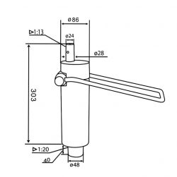 DA-25-01 Styling Chair Hydraulic Pump