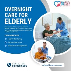Overnight care for elderly