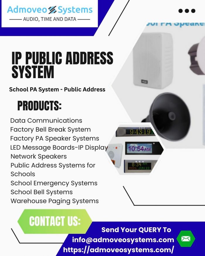 Smart Public Address System – ip based pa system