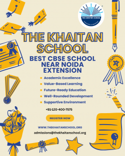 Searching for the Best CBSE School Near Noida Extension? Here’s Your Answer!