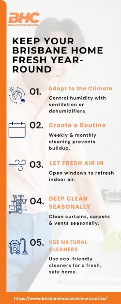 Home Cleaning Brisbane: How to Keep Your Space Fresh Year-Round