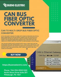 CAN to Bus Optical Fiber Converters – Buenoelectric
