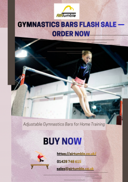 Buy Gymnastics Bars — Save Big Today