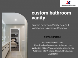 Custom Bathroom Vanity Design & Installation – Awesome Kitchens