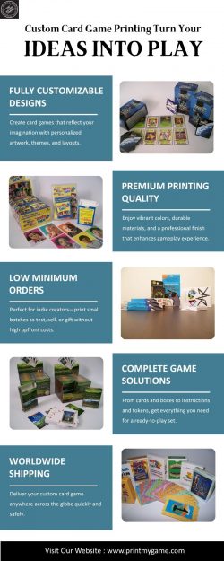 Custom Card Game Printing Turn Your Ideas Into Play