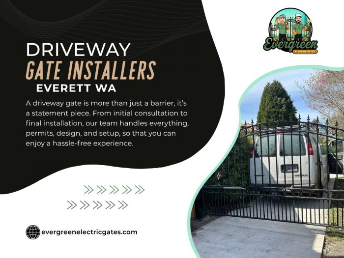 Driveway Gate Installers Everett WA