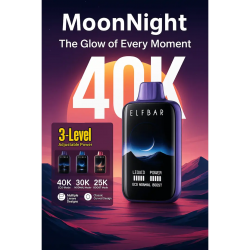 Elf Bar Moon Night India – Experience 40,000 Puffs of Pure Vaping Satisfaction
