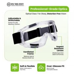 AirGearPro Schutzbrille für Brillenträger – Klare Sicht & Maximaler Schutz