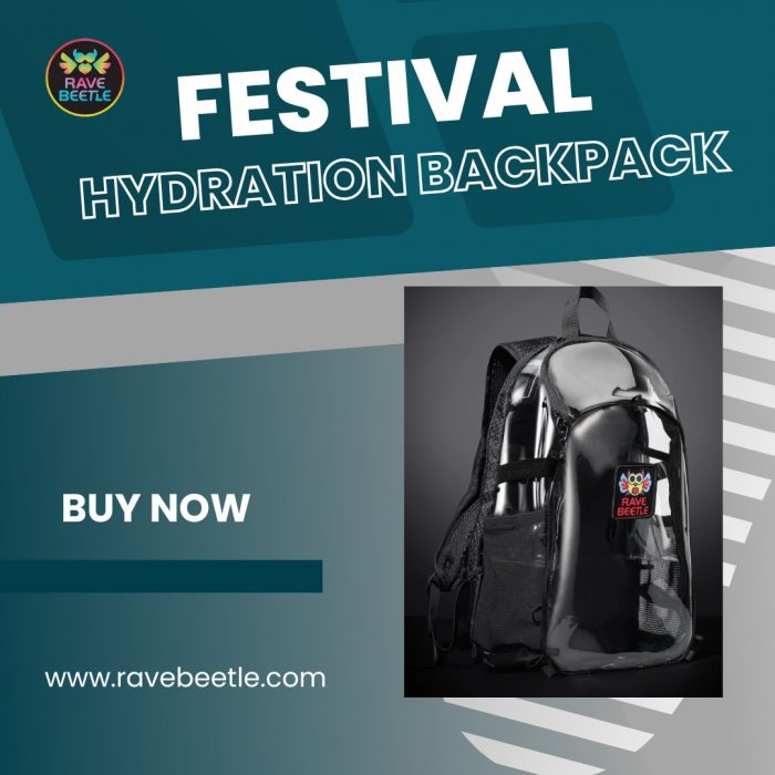 Festival Hydration Backpack By RaveBeetle