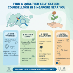 Find a Qualified Self Esteem Counsellor in Singapore Near You