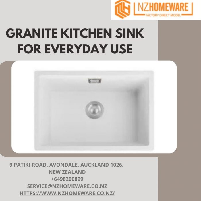 Granite Kitchen Sink for Everyday Use
