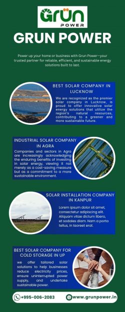 GrunPower: India’s Leading Solar Company for Smart Solutions