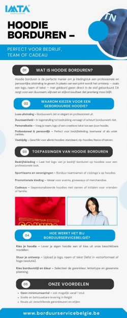 Hoodie Borduren – Perfect Voor Bedrijf , Team of Cadeau