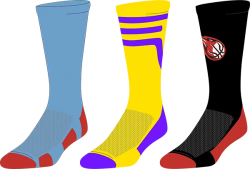 Custom basketball socks