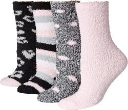 Bulk custom fuzzy socks with logo brand