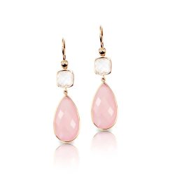 How do Lab Grown Diamond Drop Earrings compare in quality and sparkle to mined diamonds?