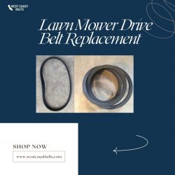 Lawn Mower Drive Belt Replacement by West Coast Belts for Smooth Power Transmission