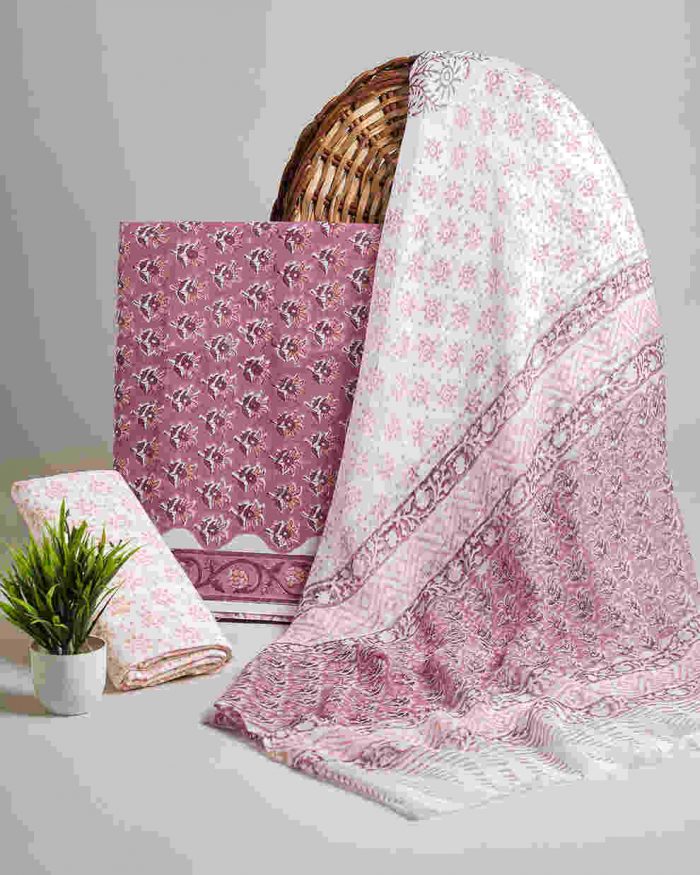 Shop Elegant Chiffon Suit With Dupatta Online in India