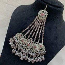 Buy Passa Jewellery Set – Royal Bridal Side Headpiece for Weddings