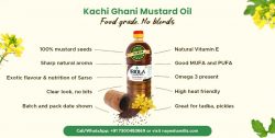 Pure Kachi Ghani Mustard Oil – Food Grade, No Blends