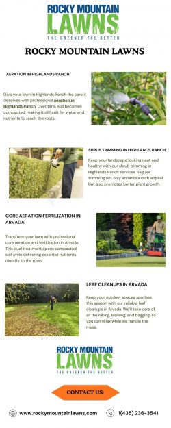 Aeration in Highlands Ranch