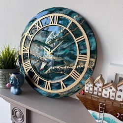 Shop Resin Art Clock Collection for Modern Home Decor