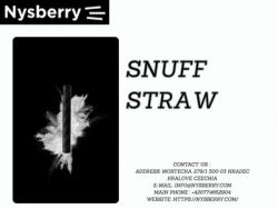 Nysberry Snuff Straw – Premium Design for a Smooth and Refined Experience