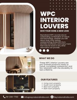 Stylish and Durable WPC Interior Louvers for Modern Spaces