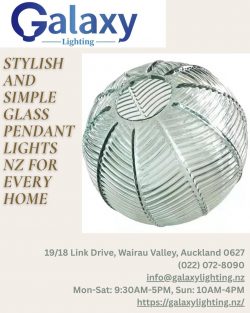 Stylish and Simple Glass Pendant Lights NZ for Every Home