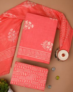 Shop Handcrafted Bagru Print Suits with Dupatta Online in India