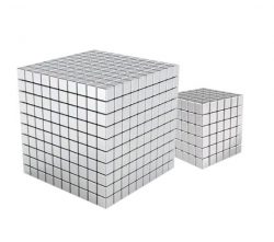 NdFeB Sphere Shape/Bucky Ball Magnetic Silvery Cube Puzzle Toy