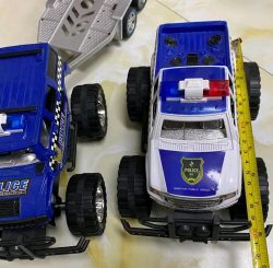 Used plastic toy big wheel police vehicle Mould