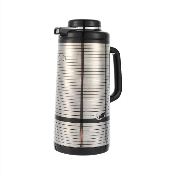 Pink Glass Liner Metal Bady Vacuum Jug
