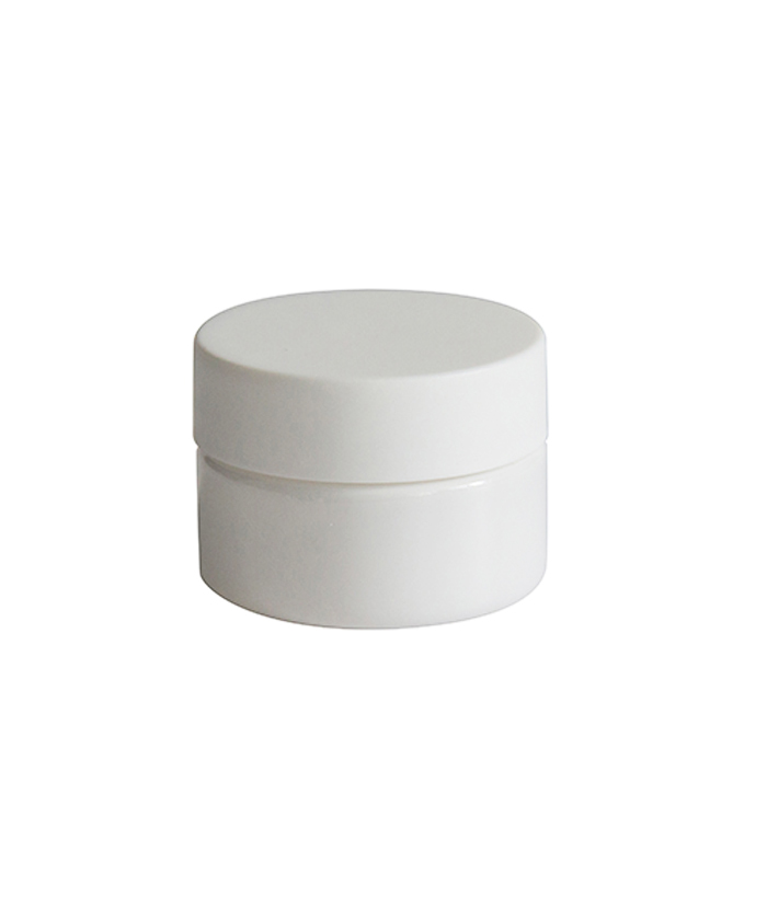 2oz Opaque White Child Resistant PET Plastic Jars
