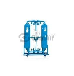 Externally heated purge desiccant air dryer