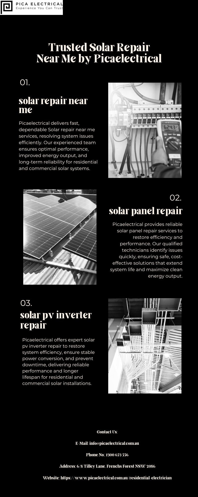 Trusted Solar Repair Near Me by Picaelectrical