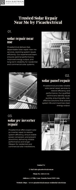 Trusted Solar Repair Near Me by Picaelectrical