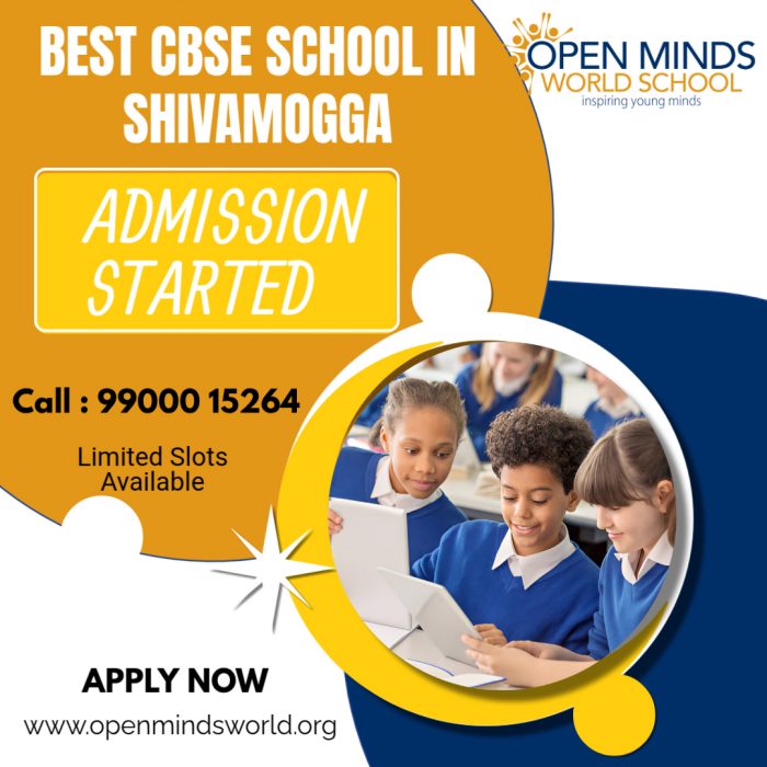 Best CBSE School in Shivamogga
