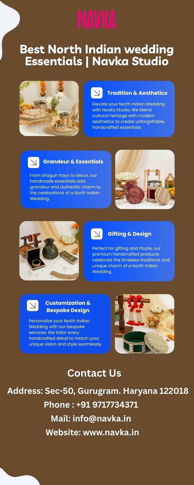 Best North Indian Wedding Essentials From Navka Studio