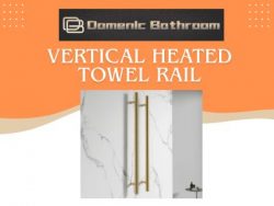 Best Vertical Heated Towel Rail by Domenic Bathroom Ware