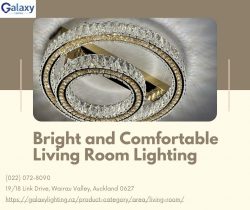 Bright and Comfortable Living Room Lighting