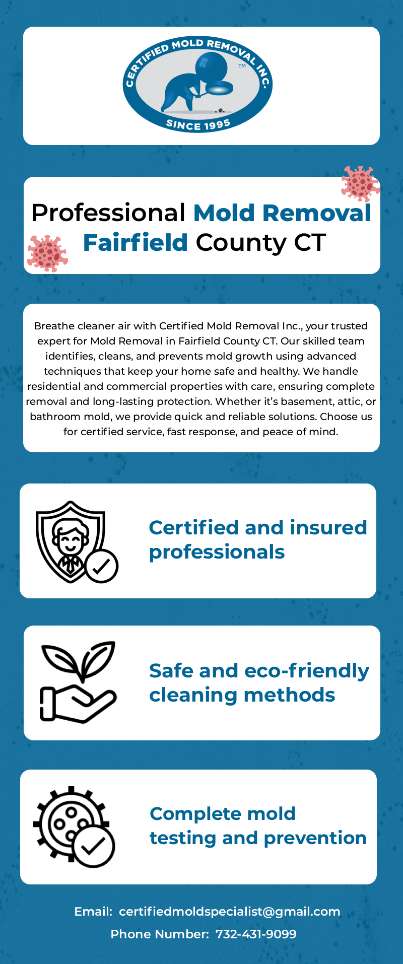 Professional Mold Removal Fairfield County CT