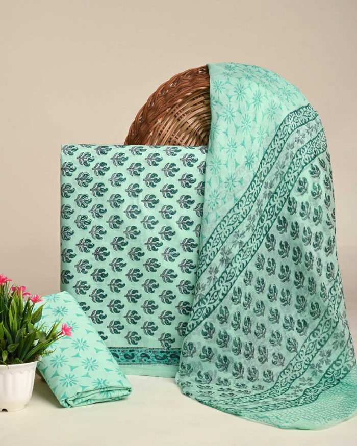 Buy Authentic Sanganeri Print Suits for Women Online