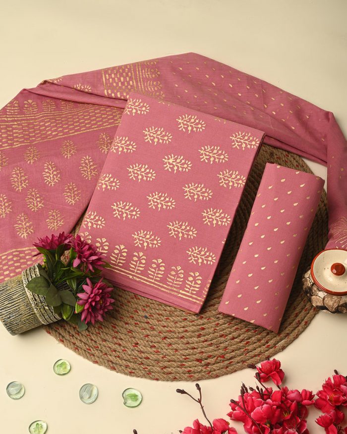 Top Hand-Block Designs Cotton Suit Sale for Women Online