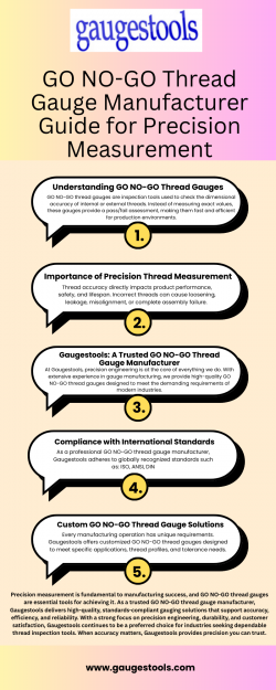 GO NO-GO Thread Gauge Manufacturer Guide for Precision Measurement