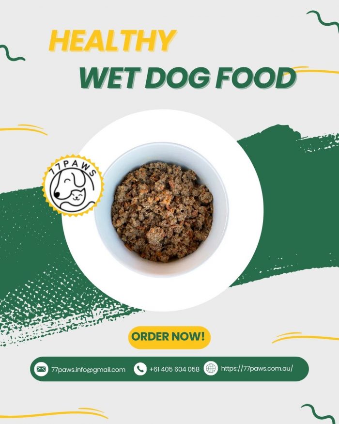 Healthy Wet Dog Food Delicious & Nutritious At 77Paws
