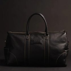 Men’s Leather Duffle Bag – Premium Travel Style by NAB Leather